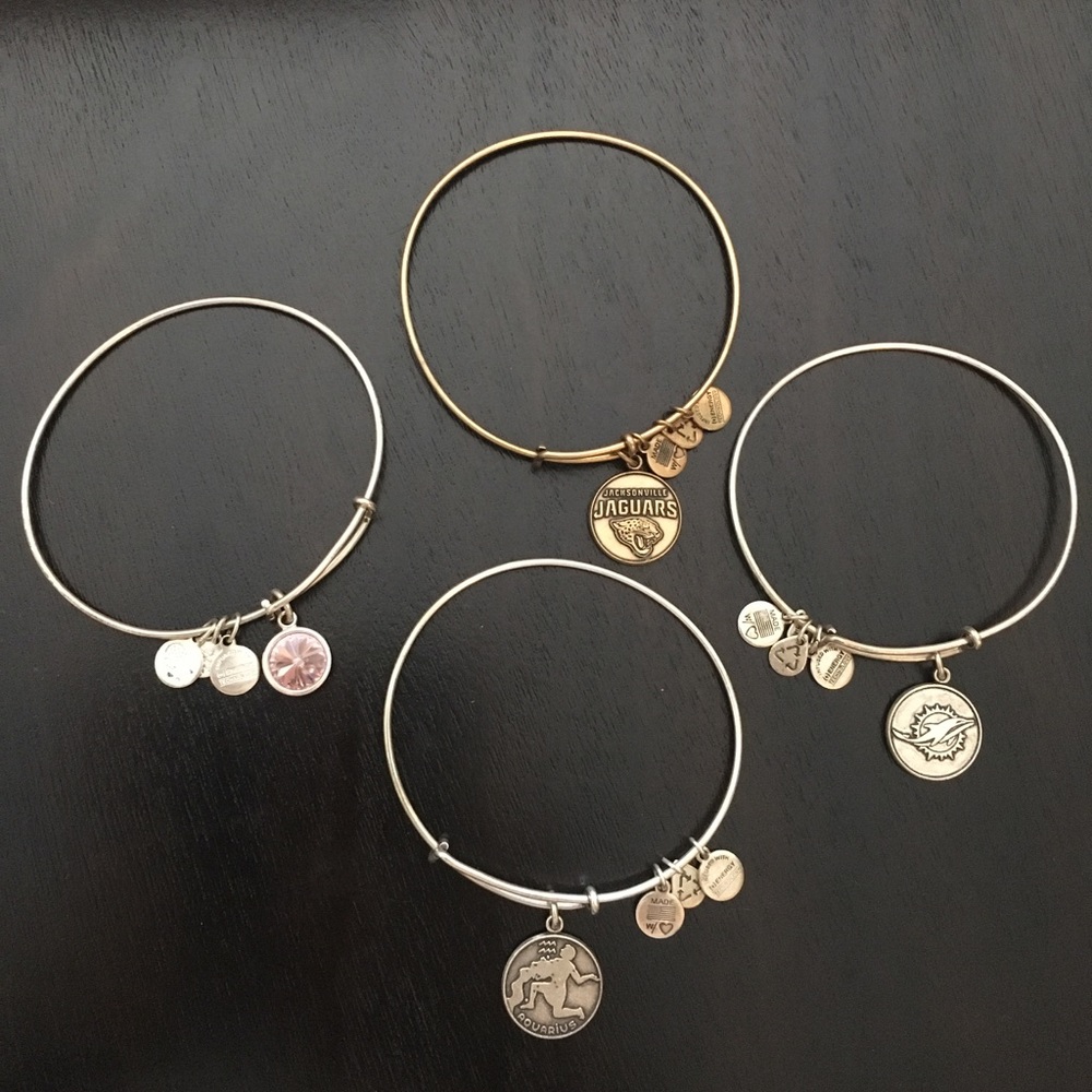 Alex and Ani bracelets (4)